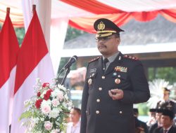 AKBP Lilik Ardiansyah Bacakan Amanat Presiden Prabowo Saat Upacara Hari Bela Negara Di Kabupaten Purwakarta