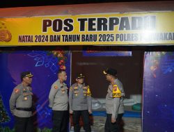 Kapolres Purwakarta Cek Pos Pengamanan Operasi Lilin Lodaya 2024