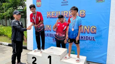 Bupati Gunungkidul Sunaryanta Gelar Kejurkab Aquatik Tahun 2024