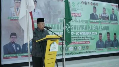 Bupati Asahan Mengikuti Rangkaian Resepsi Peringatan HUT Al Jam’iyatul Washliyah