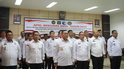 Lapas Narkotika Langkat Ikuti Apel Awal Tahun 2025 Bersama Menteri Koordinator Kumham Imipas, “Kerja Bersama, Untuk Indonesia Emas 2045