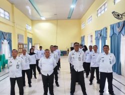 Komitmen Awal Tahun Menuju Indonesia Emas, Lapas Padangsidimpuan Hadiri Apel Bersama Awal Tahun 2025