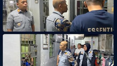 Karutan Tanjung Pura Pimpin Rajia Bersama Ka.Satopsnal Divisi Pemasyarakatan Sumut