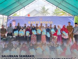 Salurkan Bantuan Dari Bapak Menteri Imigrasi Pemasyarakatan,Lapas Kelas IIA Lubuk Pakam Menggelar Bakti Sosial Kepada Keluarga WBP Dan Masyarakat Kurang Mampu Disekitar Lapas