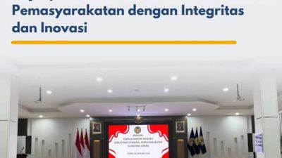 Arahan Perdana Kepala Kanwil Ditjenpas Sumut: Perkuat Pemasyarakatan dengan Integritas dan Inovasi