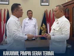 Kakanwil Ditjen Pemasyarakatan Sumut Pimpin Langsung Serah Terima Jabatan Kalapas Kelas I Medan Dari Pejabat Lama Kepada Pejabat Baru