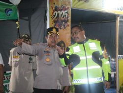 Kapolres Purwakarta Lakukan Monitoring Malam Pergantian Tahun Baru 2025 