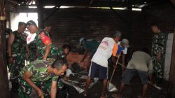 Babinsa Kodim 0729/Bantul, Satukan Tekad Kemanusiaan Gotong Royong