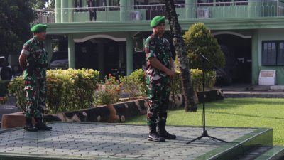 Letkol Inf Muhidin Pimpin Apel Siaga Bencana di Makodim 0729/Bantul