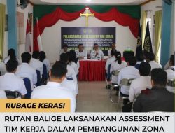 Rutan Kelas IIB Balige Laksanakan Assessment Tim Kerja Dalam Pembangunan Zona Integritas Menuju WBK WBBM