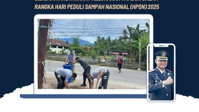 LAPAS KELAS IIB TOLITOLI GELAR KERJA BAKTI BERSAMA MASYARAKAT KELURAHAN TAMBUN DALAM RANGKA HARI PEDULI SAMPAH NASIONAL (HPSN) 2025