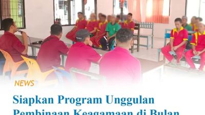 Siapkan Program Unggulan Pembinaan Keagamaan Di Bulan Suci Ramadhan, Lapas Kelas III Labuhan Bilik Laksanakan Sidang TPP Bagi Warga Binaan