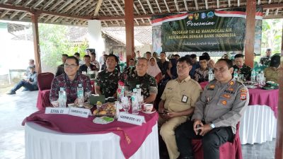 Dandim 0729/Bantul, Letkol Inf Muhidin Dukung Peresmian Program TNI AD Manunggal Air Kerjasama Dengan Bank Indonesia, Dedikasi Untuk Negeri