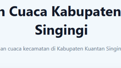 Prakiraan Cuaca di Kabupaten Kuantan Singingi, 26 Februari hingga 8 Maret 2025