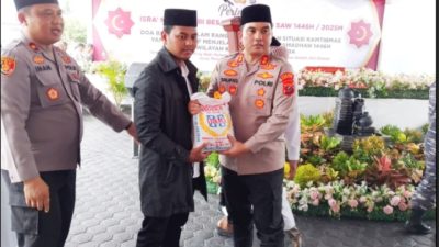 Polres Batu Bara Gelar Acara Isra’ Mi’raj,Kapolres Batu Bara “Polisi Harus Menjadi Sahabat Dan Pelindung Masyarakat”