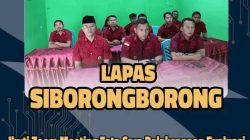 Lapas Siborongborong Ikuti Zoom Meeting Tata Cara Pelaksanaan Evaluasi dan Pemantauan Pembangunan ZI