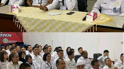 Perkuat Tugas dan Fungsi Pegawai, Kakanwil Ditjenpas Sumut Yudi Suseno Adakan Rapat Dinas kepada Seluruh Jajaran