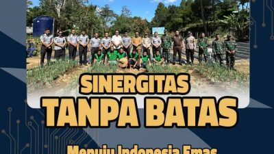 Sinergritas Tanpa Batas Menuju Indonesia Emas, Lapas Siborong Borong Laksanakan Penanaman Bibit Terong Bersama