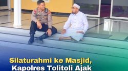 Silahturahmi Ke Mesjid Kapolres Tolitoli Ajak Tokoh Agama, Jaga Situasi Kamtibmas Dibulan Suci Ramadhan