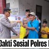 Polres Bitung Gelar Bakti Sosial bagi Warga Terdampak Banjir