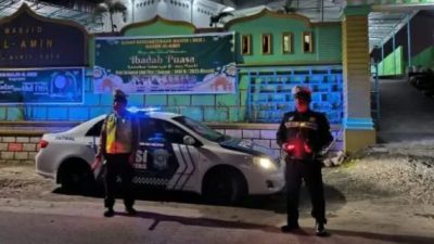 Satlantas Polres Pematang Siantar Lakukan Patroli Subuh Cegah Balap Liar selama Bulan Ramadan